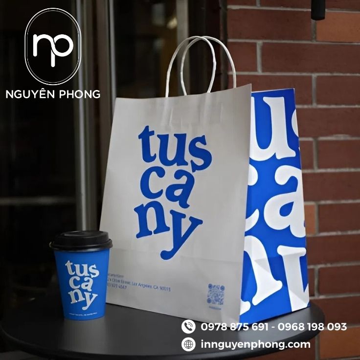 Mẫu túi giấy đựng cà phê cá tính riêng 